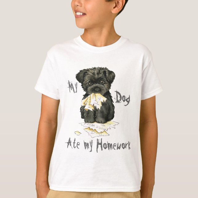 Min affenpinscher Ate Min hemläxa Tee (Framsida)