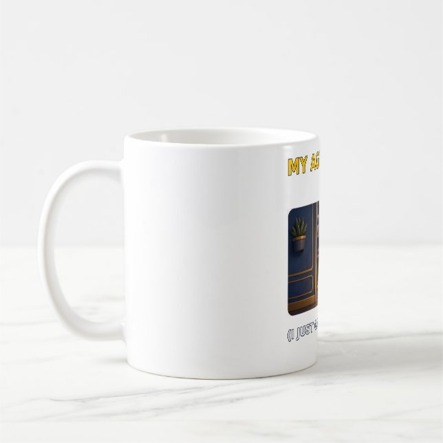 Min agent gjorde det-mugg kaffemugg (Vänster)
