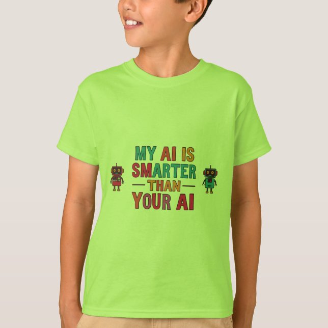 min AI är smartare T Shirt (Framsida)