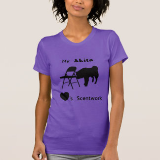 Min Akita Kärlek Scentwork T-Shirt