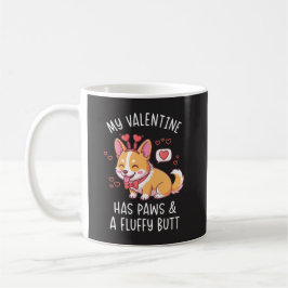 Min Alla hjärtans dag har klor och en luddig bakde Kaffemugg