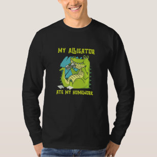 Min Alligator Ate Min hemläxa Reptiles Zoo Ponds C T Shirt