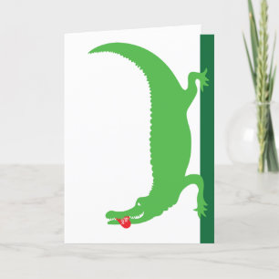 Min Alligator-Valentin Kort