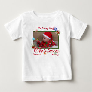 Min allra första julbildspersonaliserad t shirt
