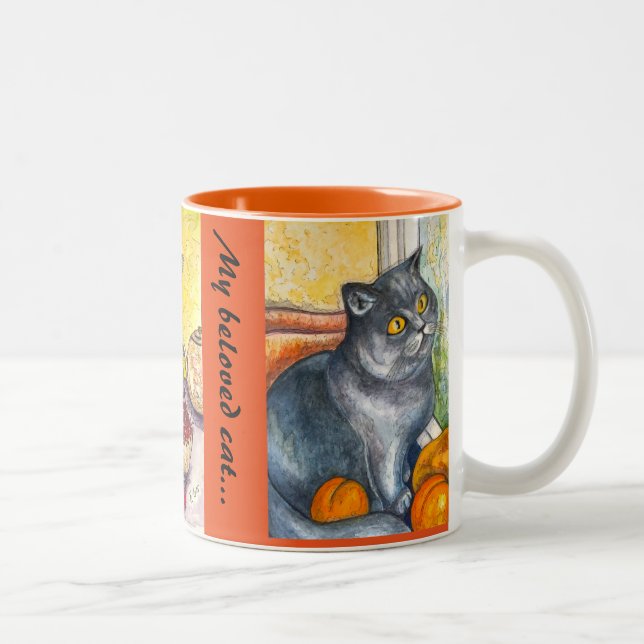 Min älskade katt - kaffemugg (Höger)