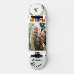 Min älskade PAPPA Foto skateboard