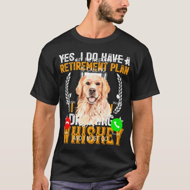 Min älskare säger att jag måste åka till Hund älsk T Shirt (Framsida)