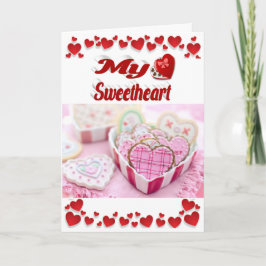 Min älskling Anpassad foto Alla hjärtans dag Kort