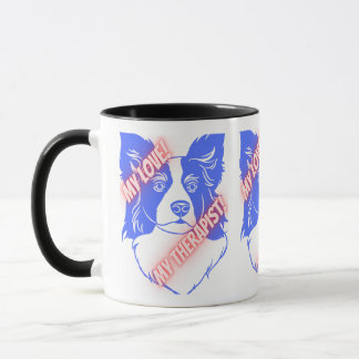 Min älskling min Terapihund Mugg