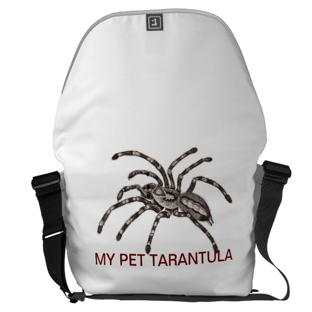 MIN ÄLSKLINGS- TARANTEL KURIR VÄSKA (Öppen Baksida)