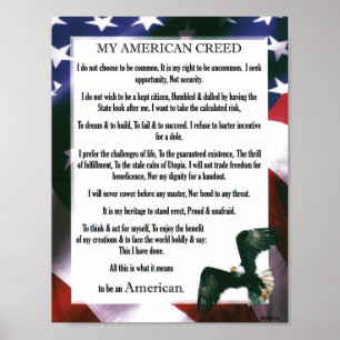 Min amerikanska besättning, USA, stolt över att va Poster