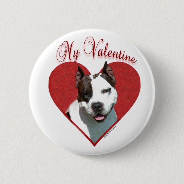Min AmStaff Valentine Knapp (Framsida)