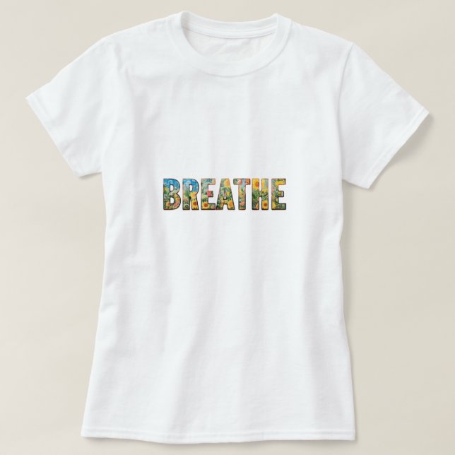 Min andedräkt är min t shirt (Design framsida)