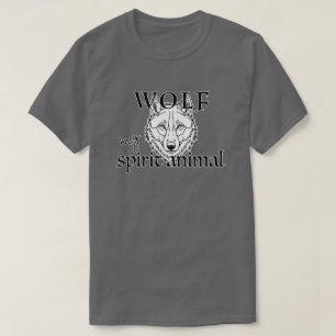 Min andevarelse är vargen Styrka & Frihet T Shirt