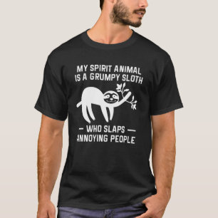 Min andliga djur är en grumlig slant som slappar t shirt