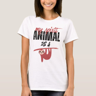 Min andliga djur är en sengångare _ roliga talesät t shirt