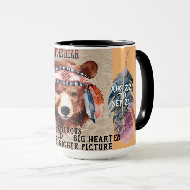 "Min andliga djur" Björn kaffemug Mugg (Framsida höger)