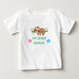 Min andliga djur Söt sovande sengångare mall T Shirt
