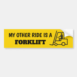 Min andra åktur är en trucksticker bildekal