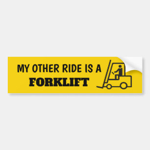 Min andra åktur är en trucksticker bildekal