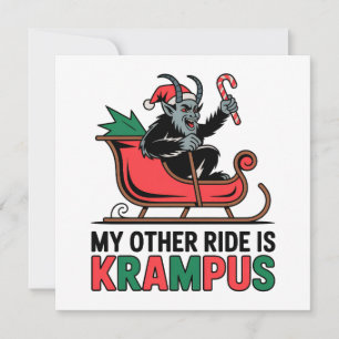 Min andra åktur är Krampus Krampus Kör Släde