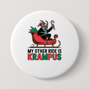 Min andra åktur är Krampus Krampus Kör Släde Knapp