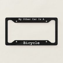 Min andra bil är en cykel