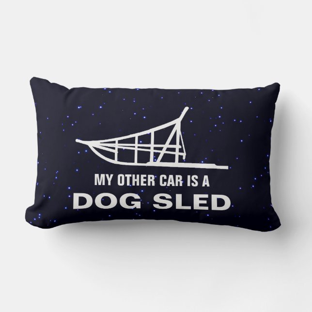 Min andra bil är en dogslad lumbarkudde (Framsida)