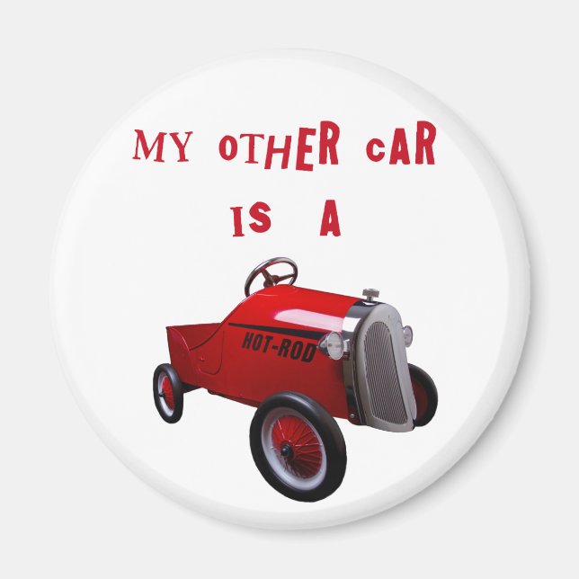 Min andra bil är en Hot rod Magnet (Framsidan)