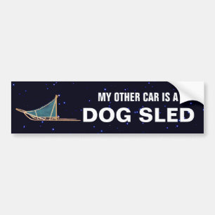 Min andra bil är en Hund som säljs Bildekal