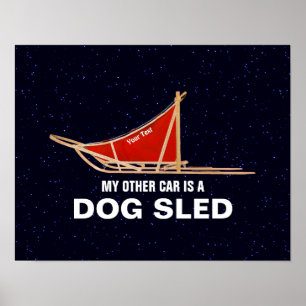 Min andra bil är en Hund som säljs Poster