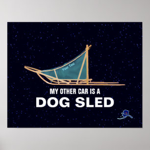Min andra bil är en Hund som säljs Poster