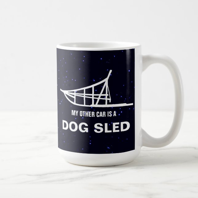 Min andra bil är en hundsläde kaffemugg (Höger)