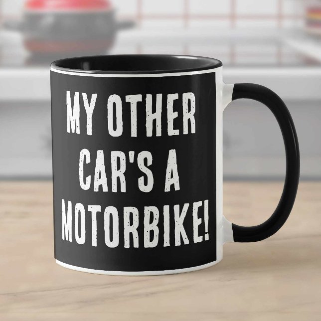 Min andra bil är en motorcykel mugg (Skapare uppladdad)