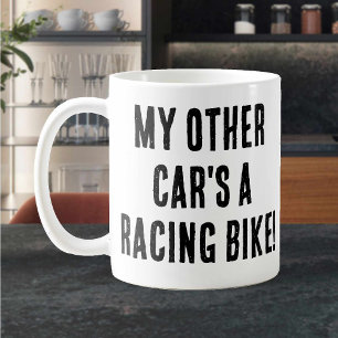 Min andra bil är en Tävla Bike Kaffemugg