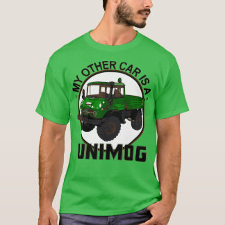 Min andra bil är en Unimog-Grönt T Shirt