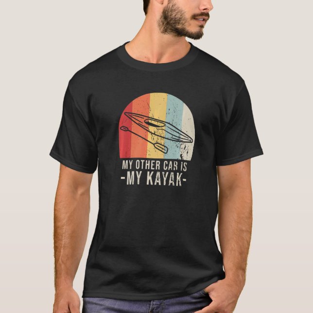 Min andra bil är min Kayak utomhus Kayaking 1 T Shirt (Framsida)