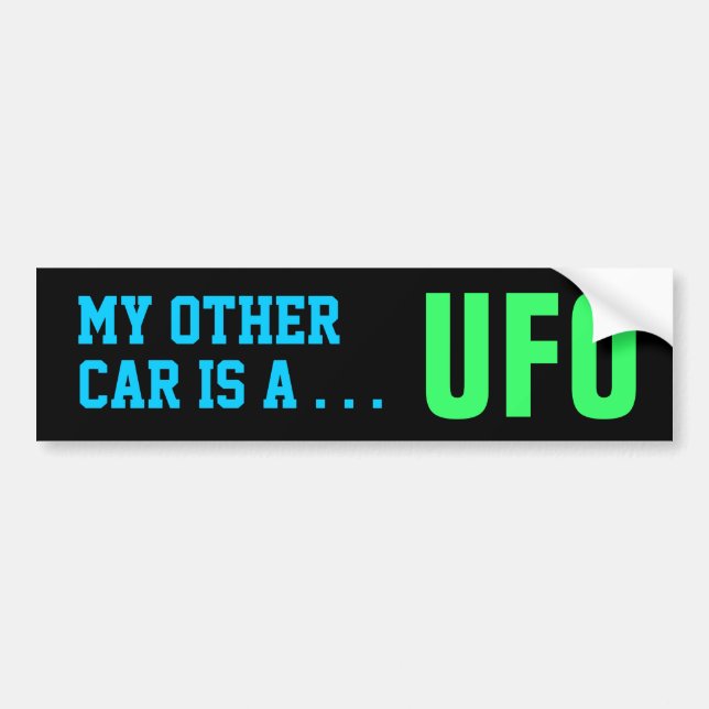 MIN ANDRA BIR - KLIMAT FÖR UFO-stötfångare Bildekal (Framsidan)