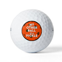 Min andra Boll är en Pickle Golfer Orange Pickleba