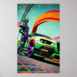 Min andra chaufför är en bil poster