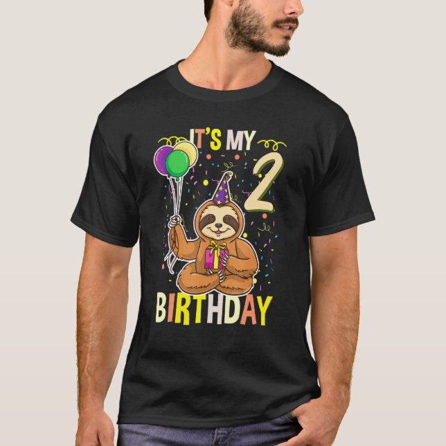 Min andra födelsedag-djur t shirt (Framsida)
