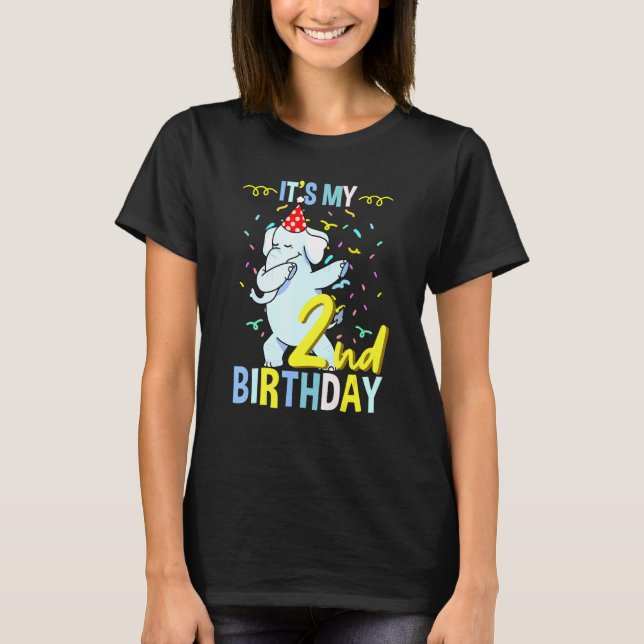 Min andra födelsedag, Elephant T Shirt (Framsida)
