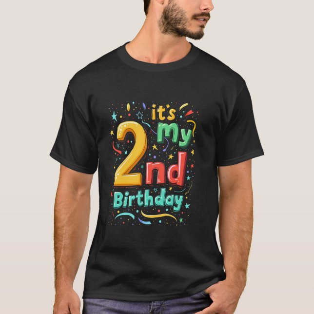 Min andra födelsedag Firande T Shirt (Framsida)
