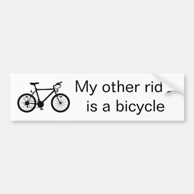 Min andra fordon cykel dekal (Framsidan)