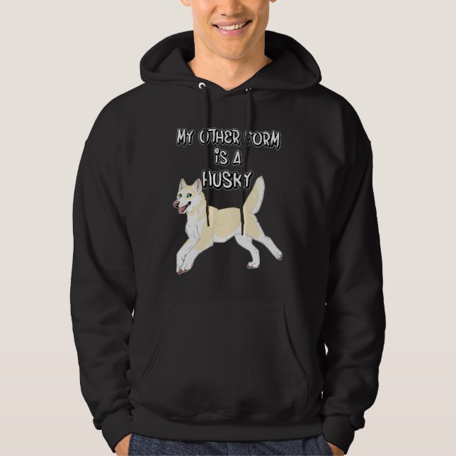 Min andra form är en Husky Blond Hoodie (Framsida)