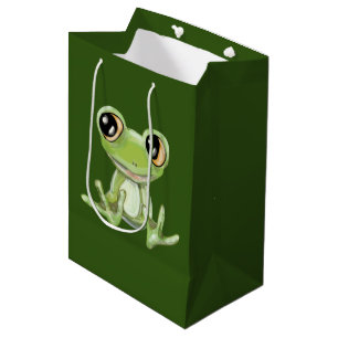 Min andra Grönt Frog Medium Gift Bag