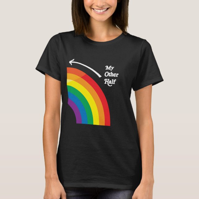 MIN ANDRA HALVA DEL ÄR RÄTT TEE SHIRT (Framsida)