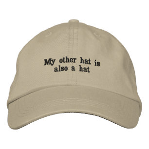 Min andra hatt Broderad Hatt Keps