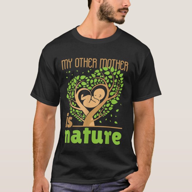 Min andra Mor är naturskyddsområdet Cute Earth T Shirt (Framsida)