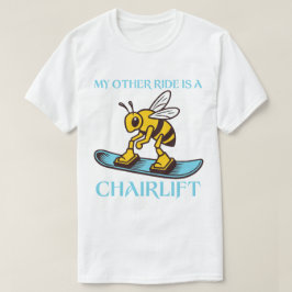 Min andra Ride är schairift T Shirt